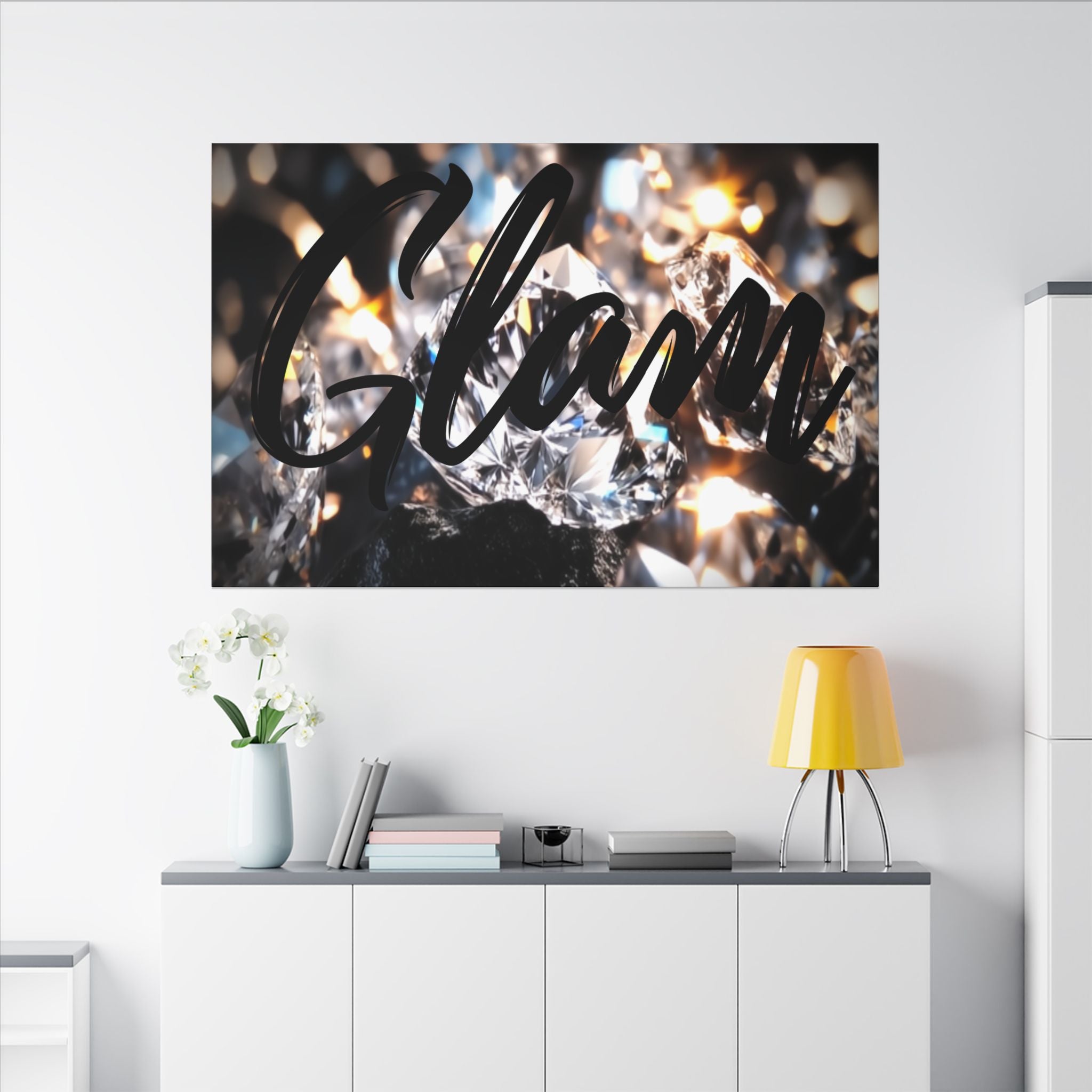 Glam Diamonds Wall Art - Tonyalicious Tees