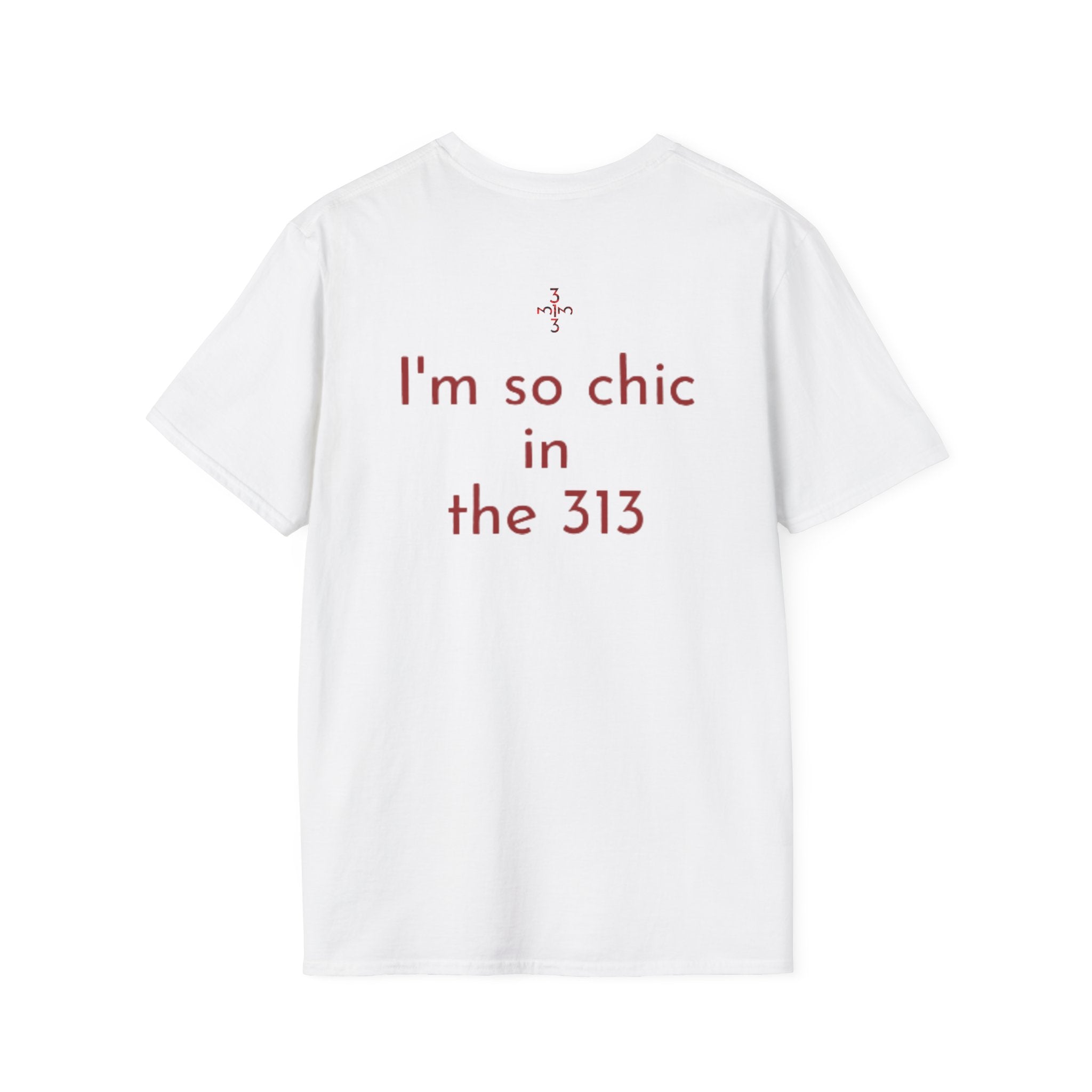 Twisted Rose Embedded 313 Tee - Front and Back Print - Tonyalicious Tees