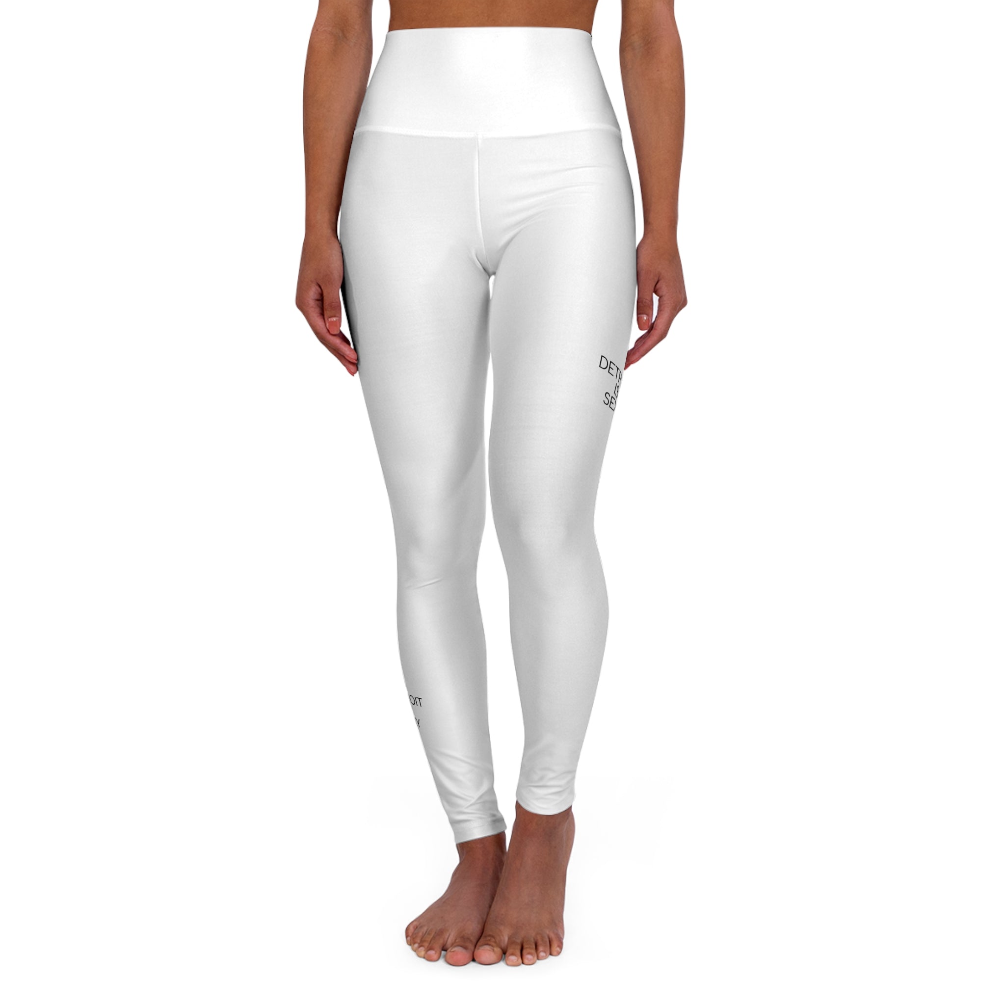 Detroit Is Sexy High-Waisted Yoga Leggings - Tonyalicious Tees