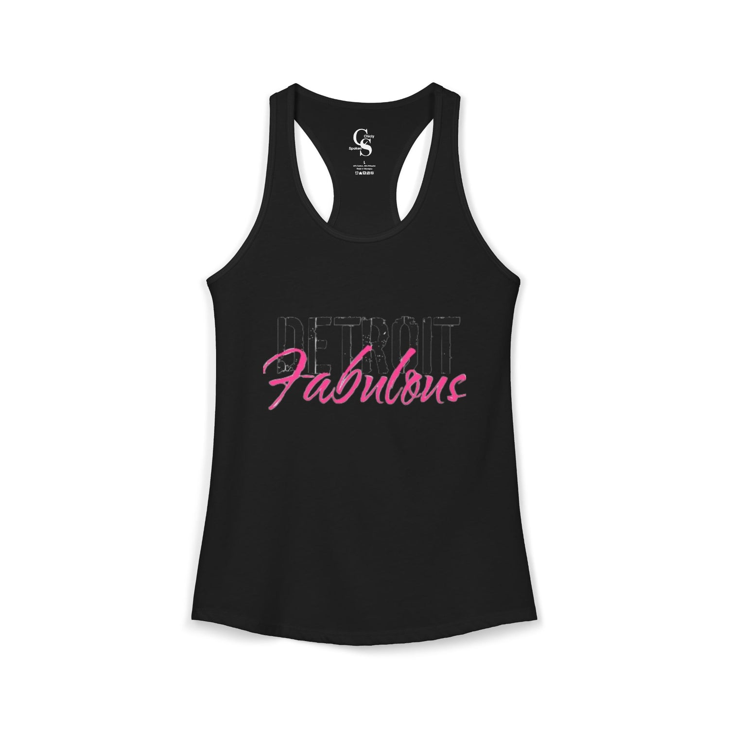 Detroit Fabulous Racerback Tank - Tonyalicious Tees