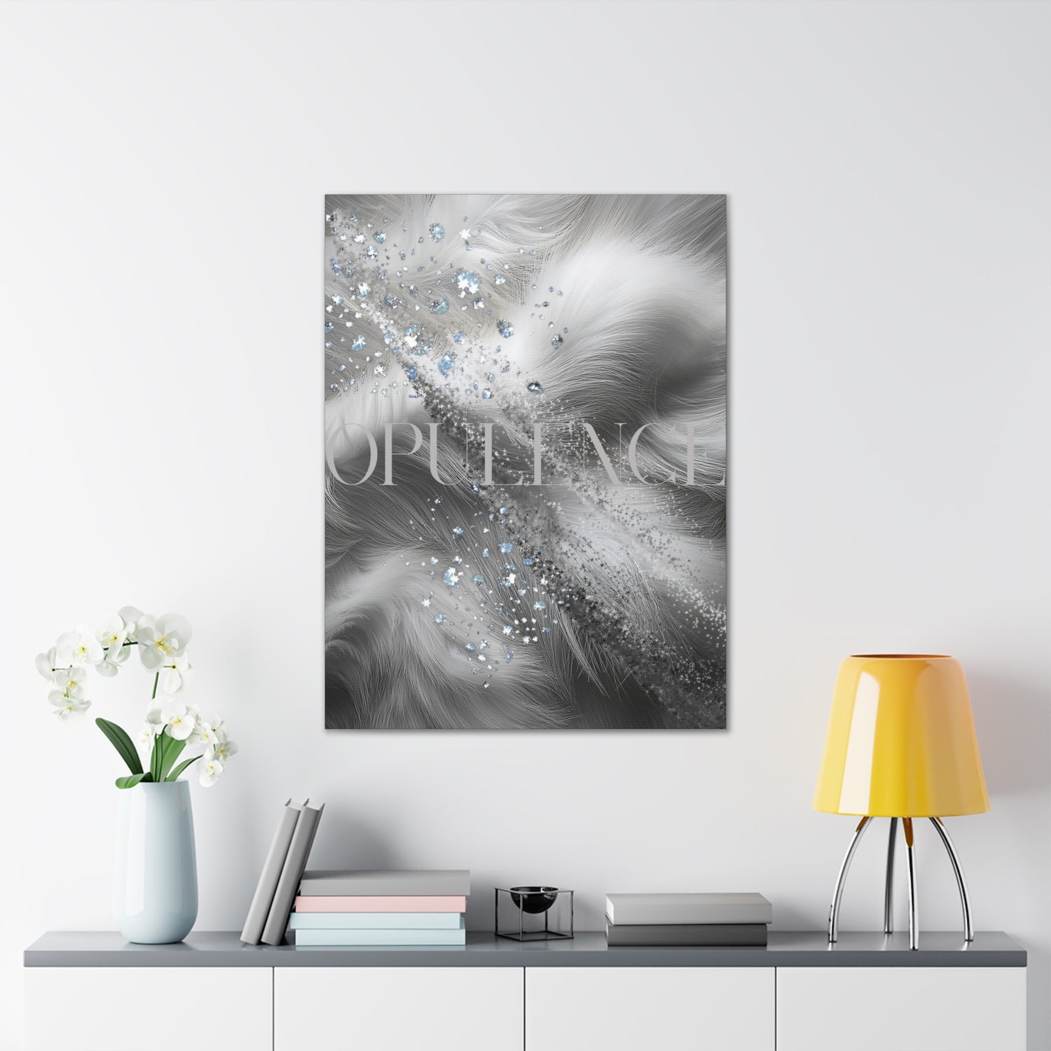 Opulence Silver Wall Art
