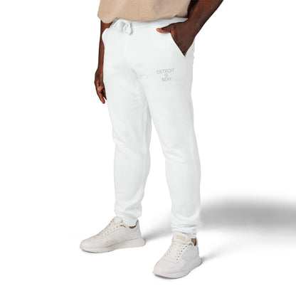 Detroit Is Sexy Unisex Fleece Embroidered Joggers - Tonyalicious Tees