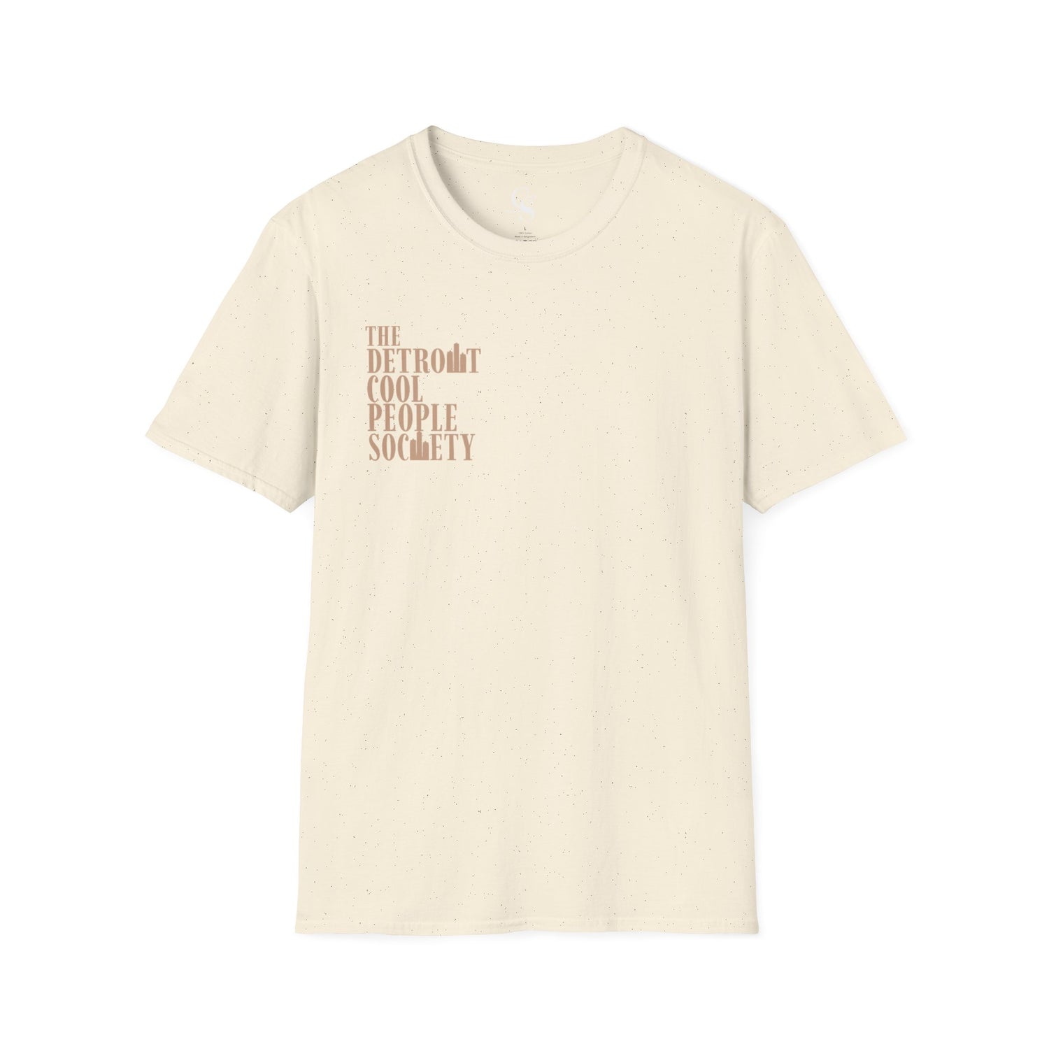Detroit Cool People Society Tee - Front and Back Print Alternate Colors