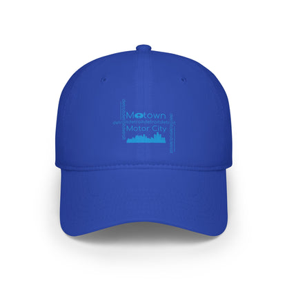 Motown Motor City Baseball Cap - Blue - Tonyalicious Tees
