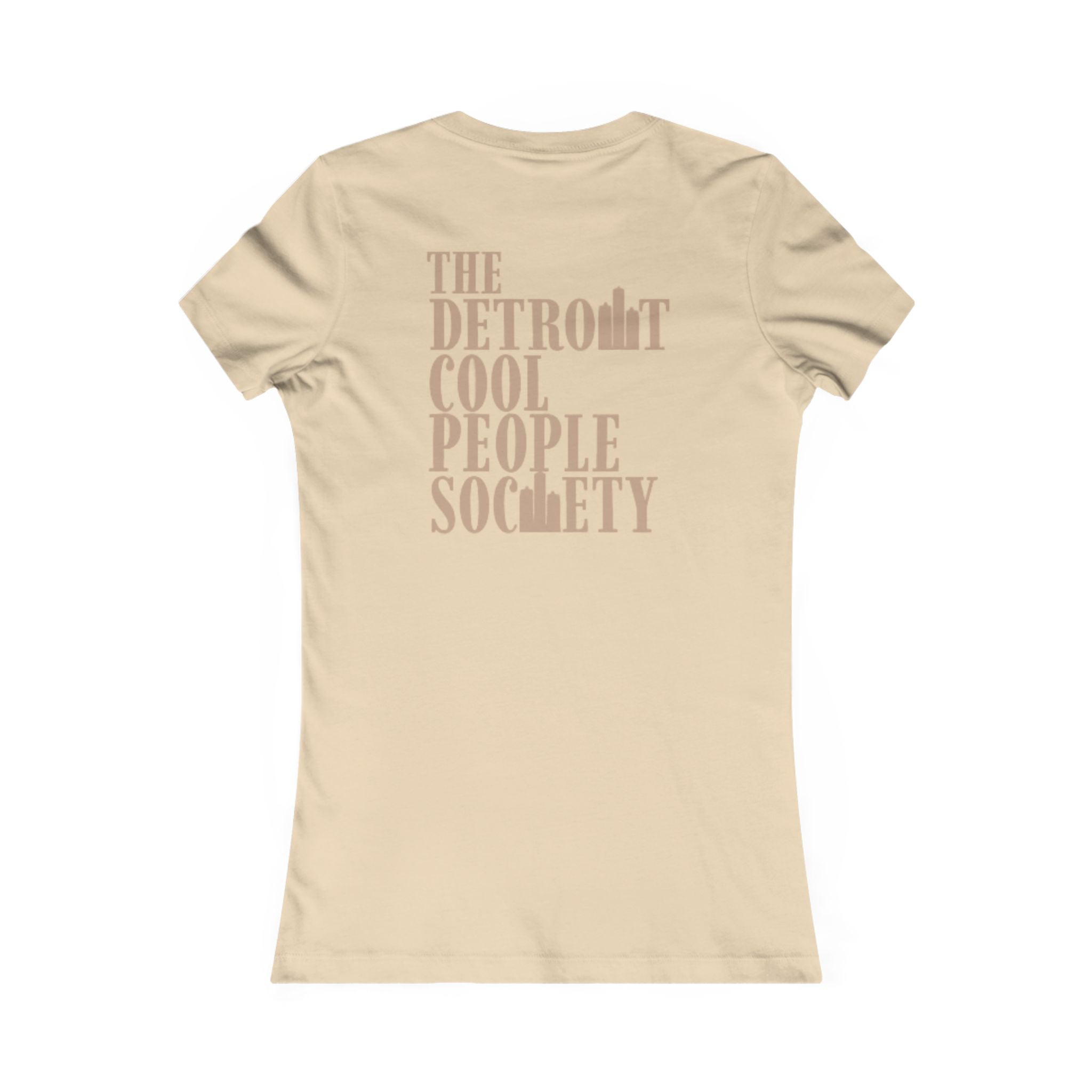 The Detroit Cool People Society Fitted Women&