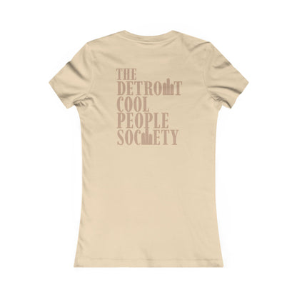 The Detroit Cool People Society Fitted Women&