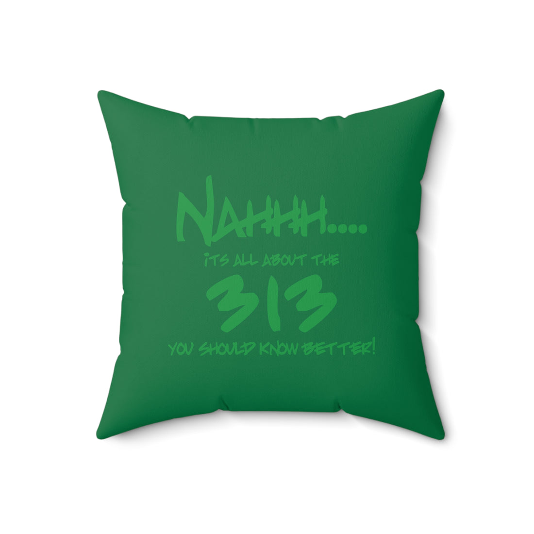 All About the 313 Pillow