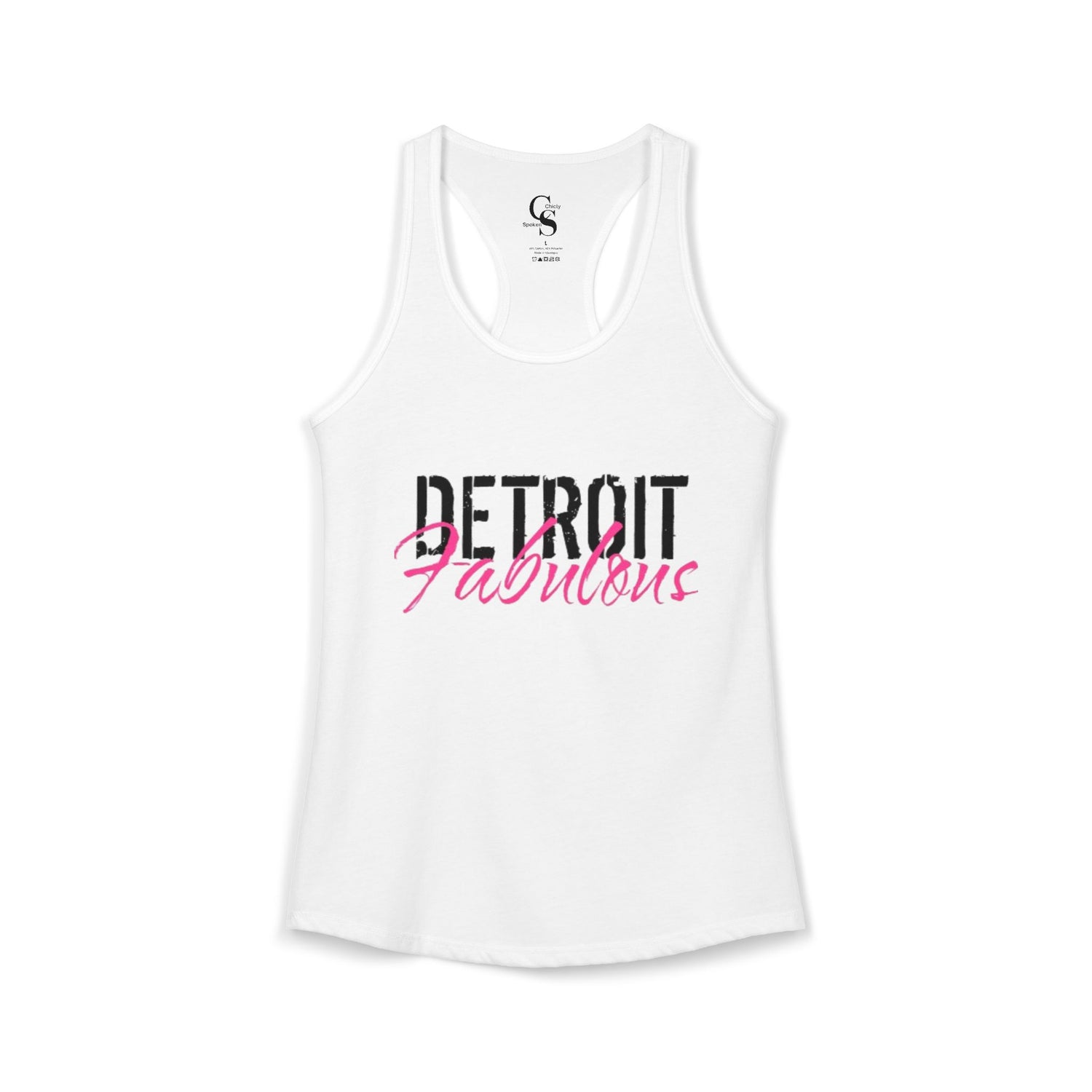 Detroit Fabulous Racerback Tank - Tonyalicious Tees