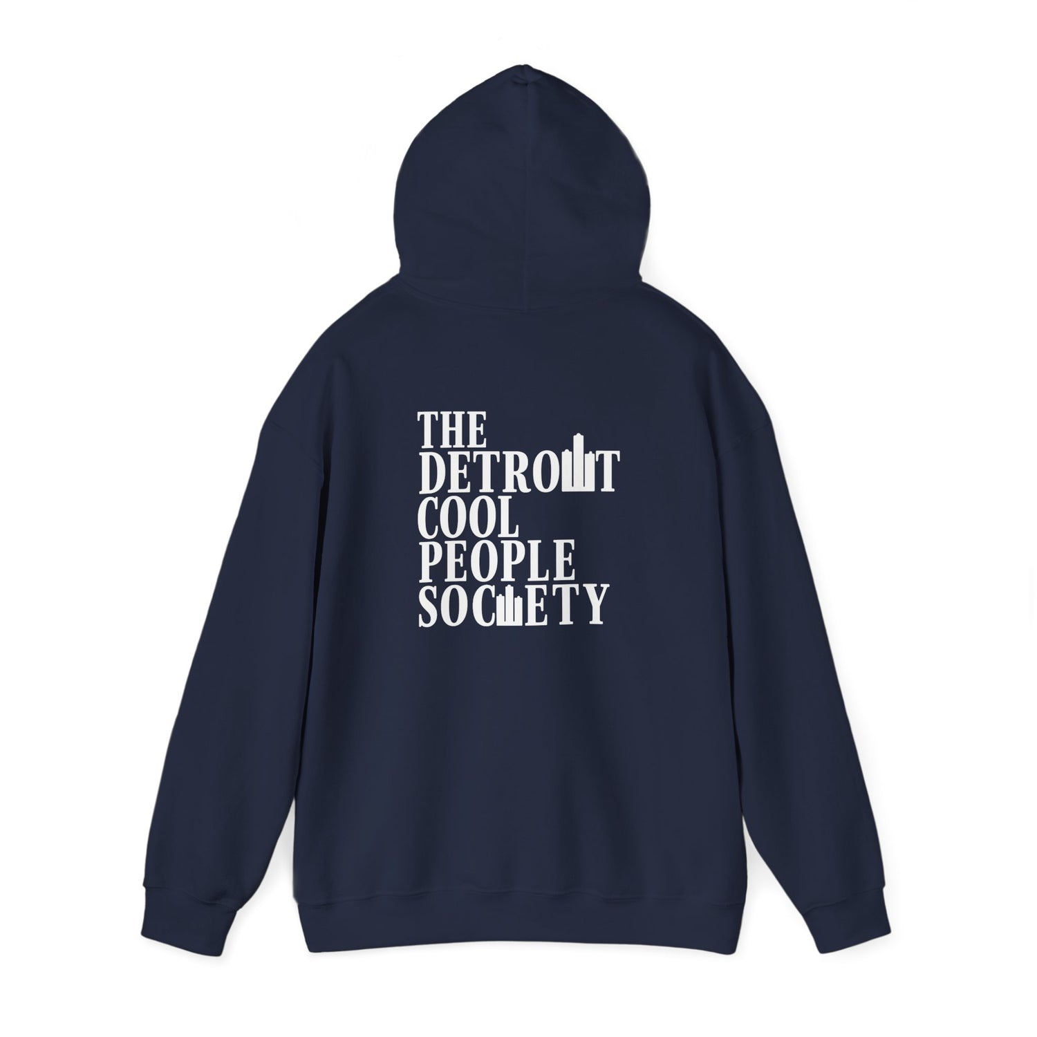 The Detroit Cool People Society Hoodie - Front and Back print - Tonyalicious Tees