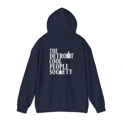 The Detroit Cool People Society Hoodie - Front and Back print - Tonyalicious Tees