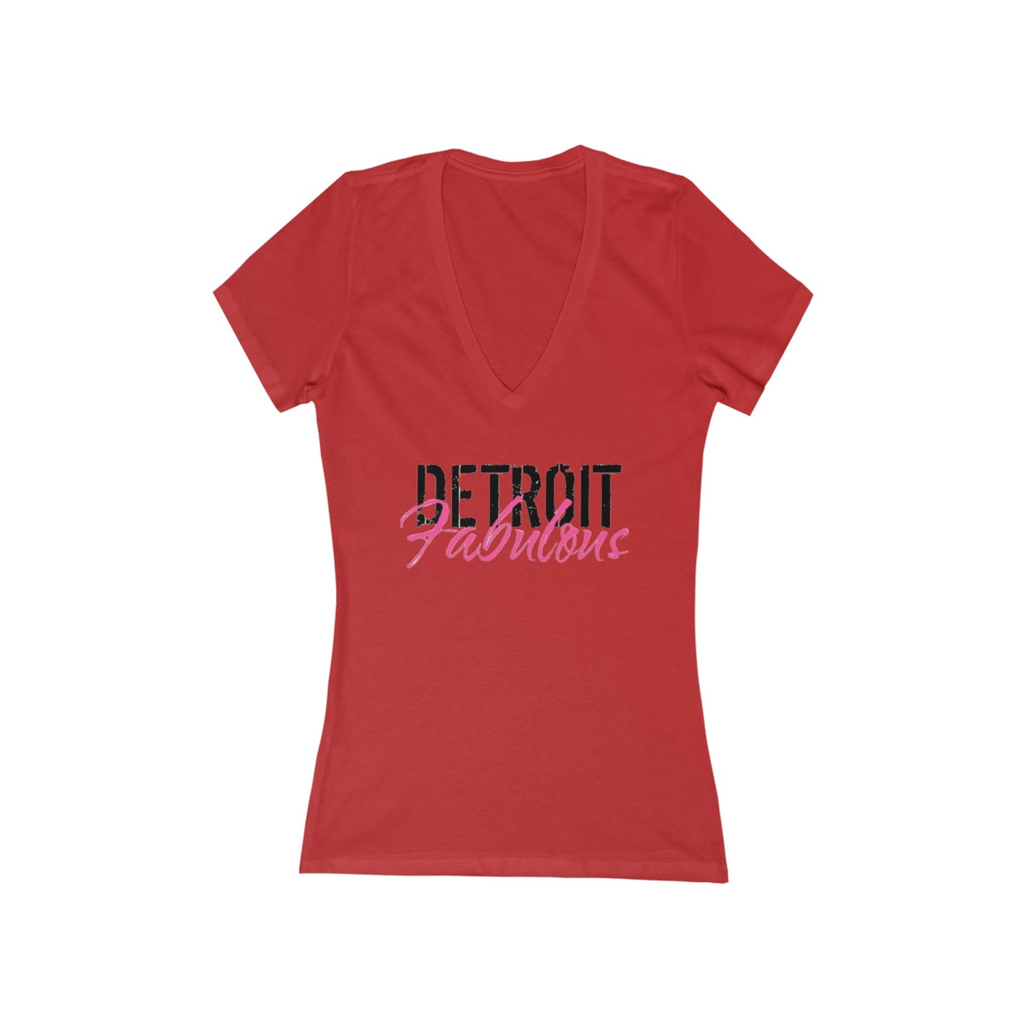 Detroit Fabulous Deep V-Neck Tee - Tonyalicious Tees