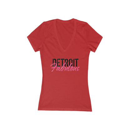 Detroit Fabulous Deep V-Neck Tee - Tonyalicious Tees