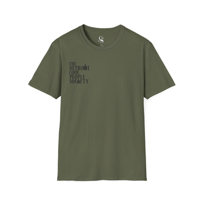 Detroit Cool People Society Tee - Front and Back Print Alternate Colors