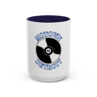 Motown Detroit Mug - Blue