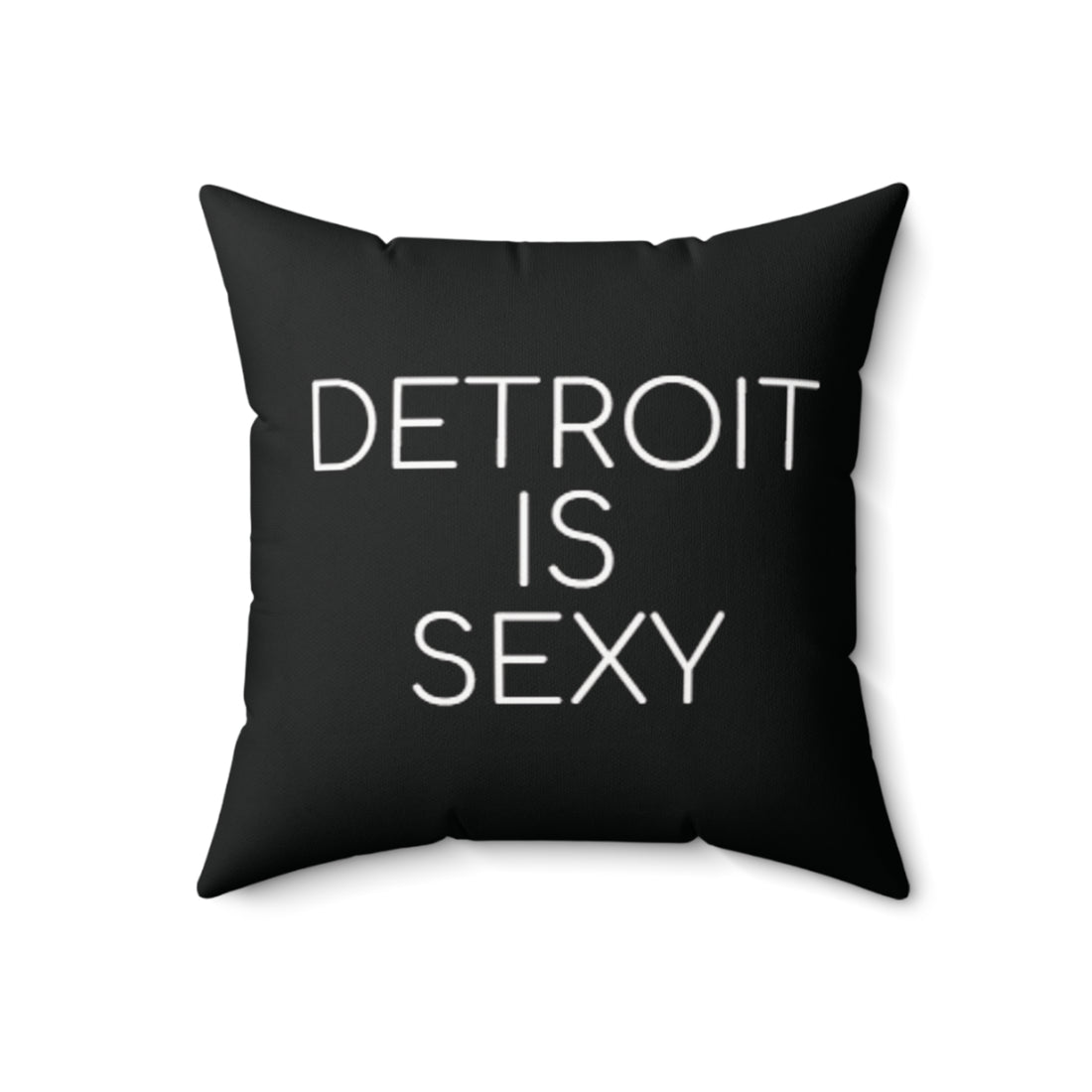 Detroit Is Sexy Pillow - Black - Tonyalicious Tees