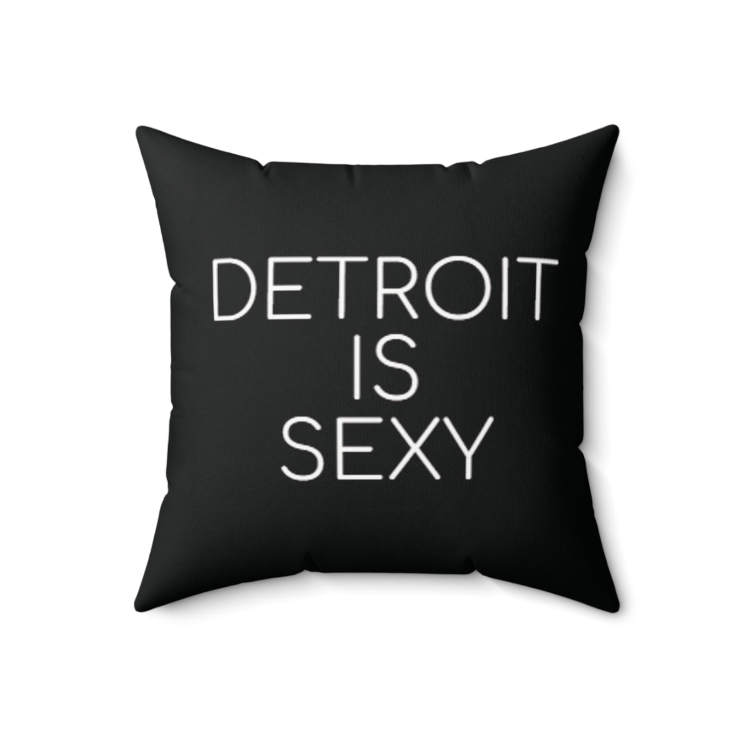 Detroit Is Sexy Pillow - Black - Tonyalicious Tees