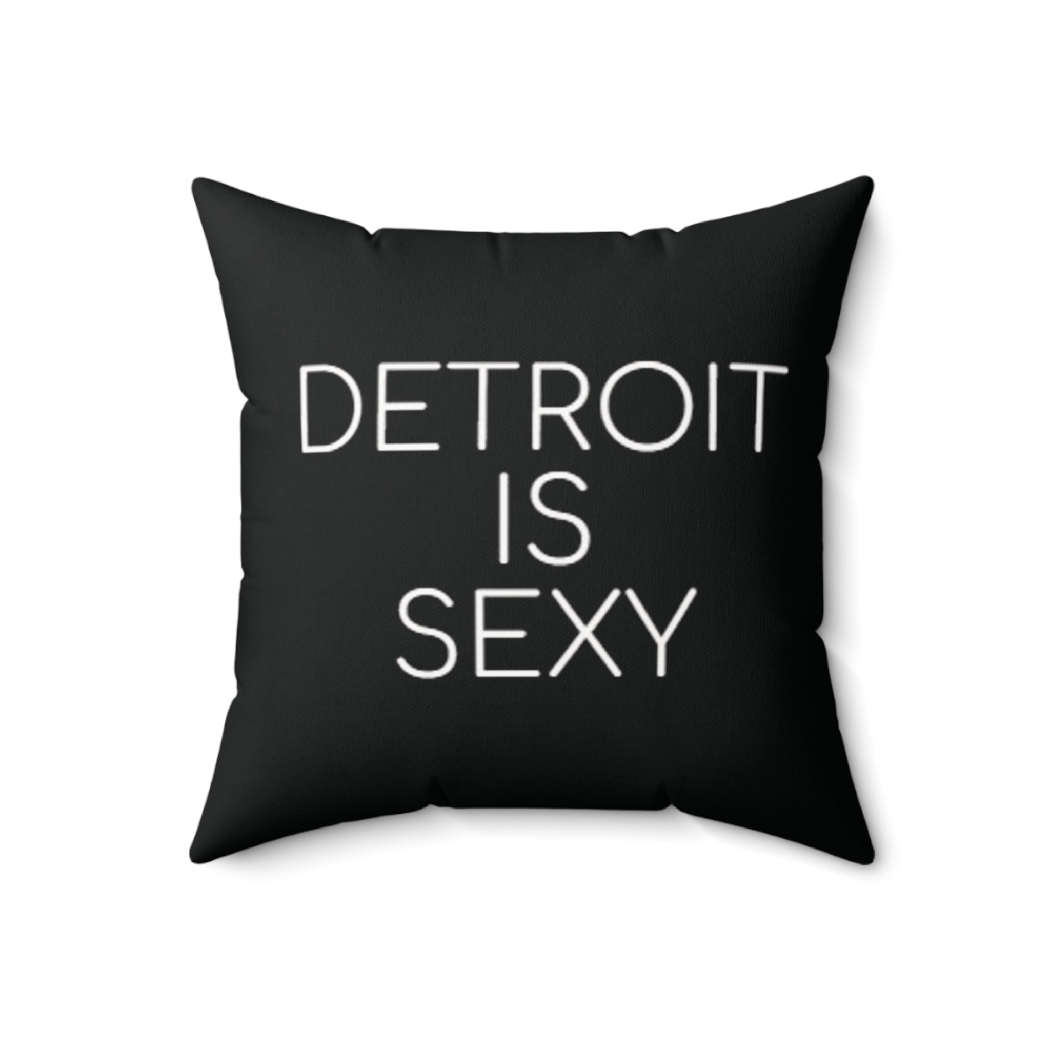 Detroit Is Sexy Pillow - Black - Tonyalicious Tees