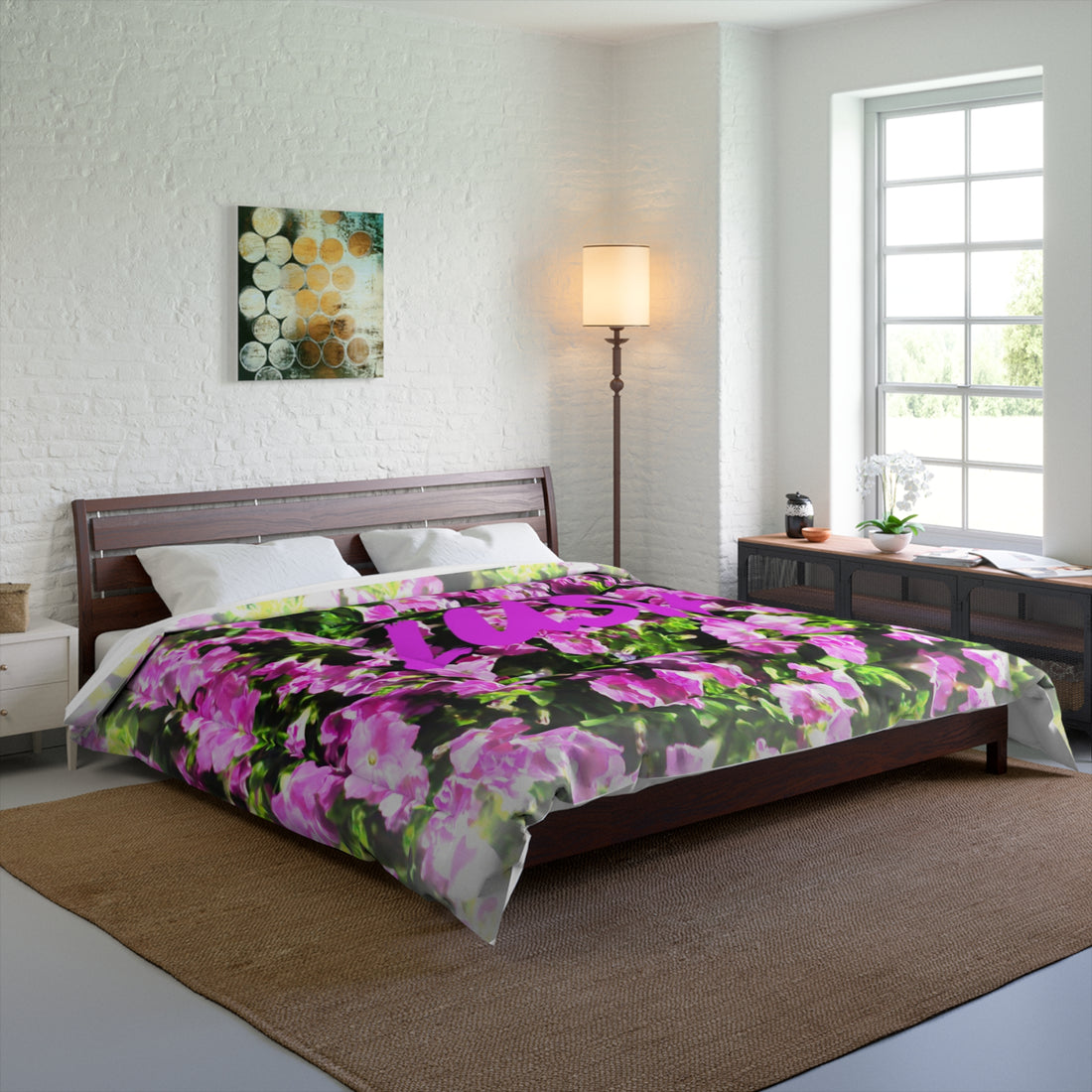 Lush Floral Comforter