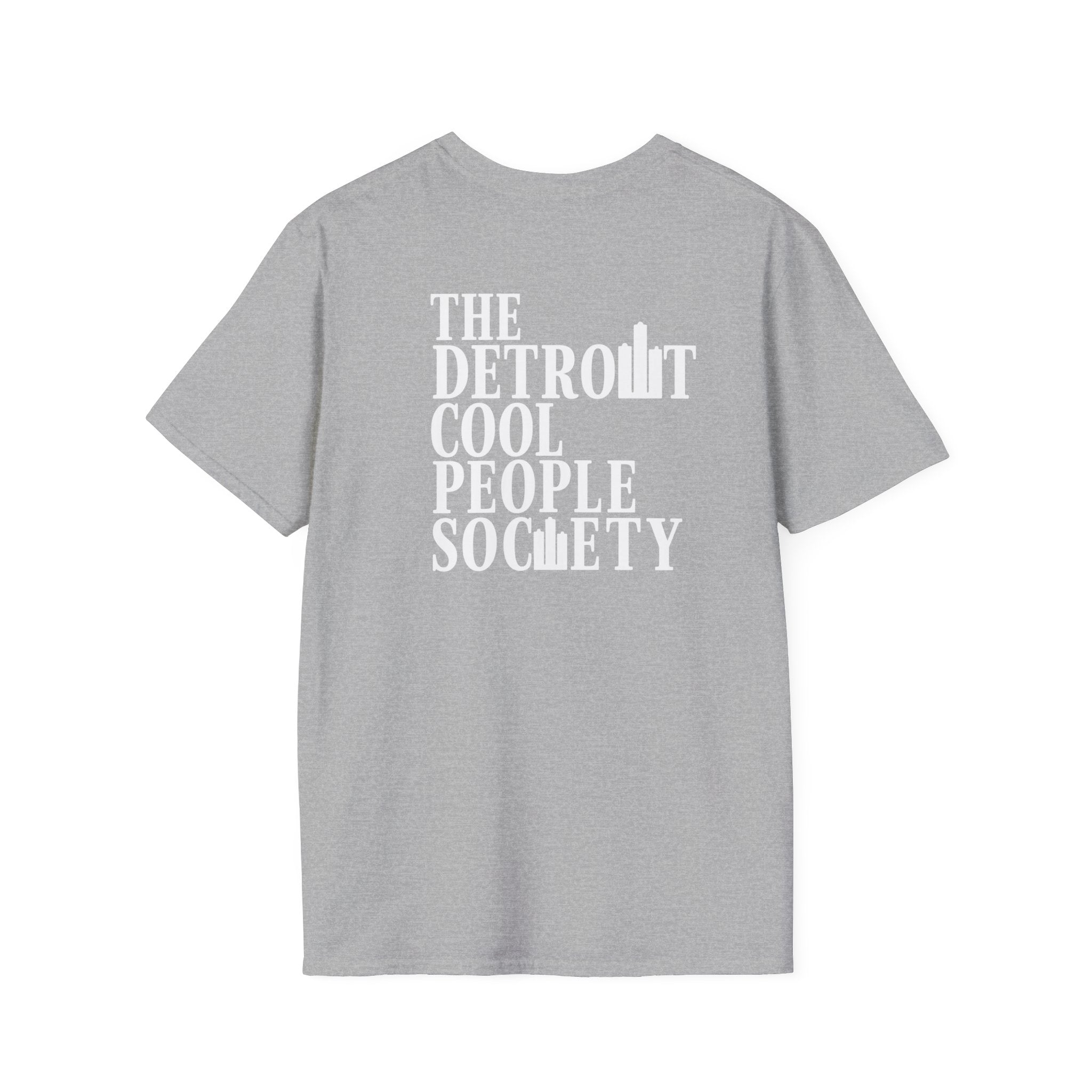The Detroit Cool People Society Tee - Front and Back Print - Tonyalicious Tees
