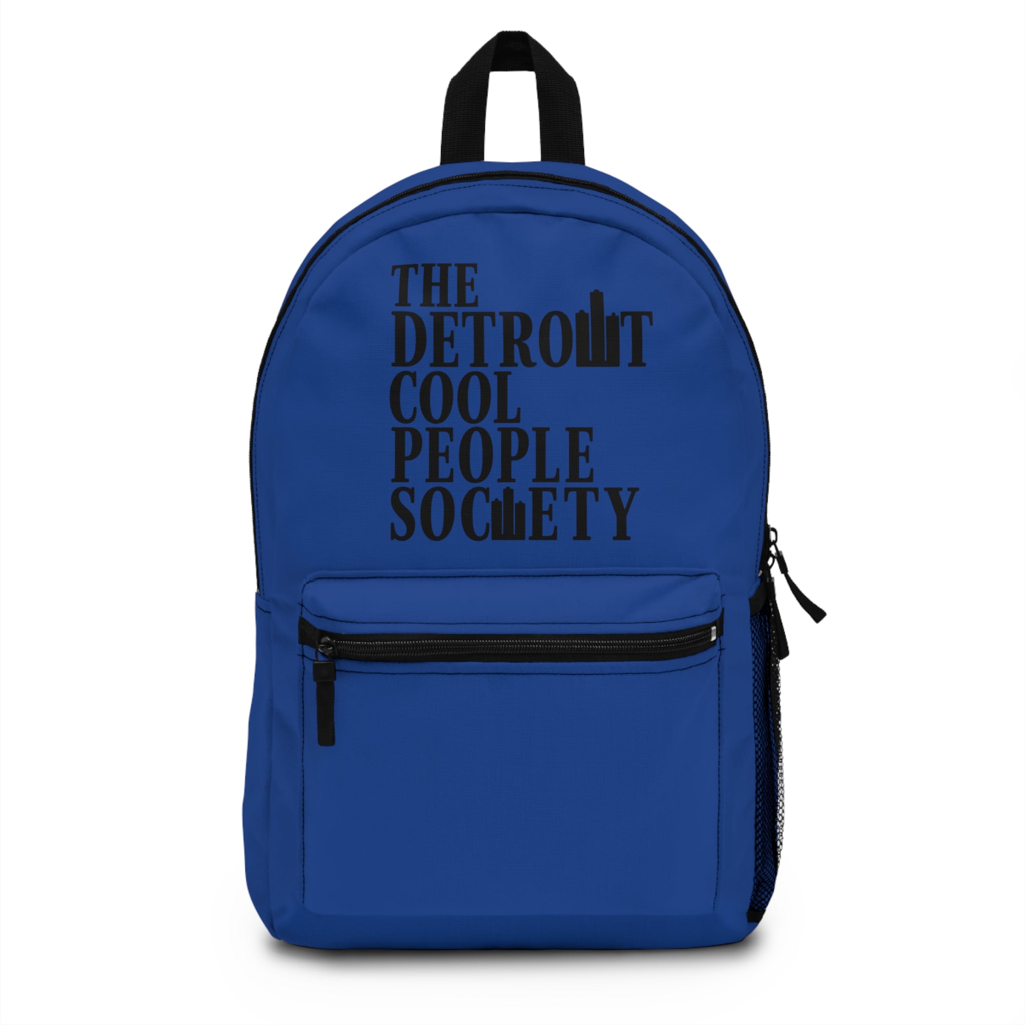 Detroit Cool People Society Backpack - Blue - Tonyalicious Tees