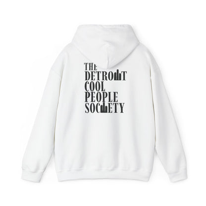 The Detroit Cool People Society Hoodie - Front and Back print