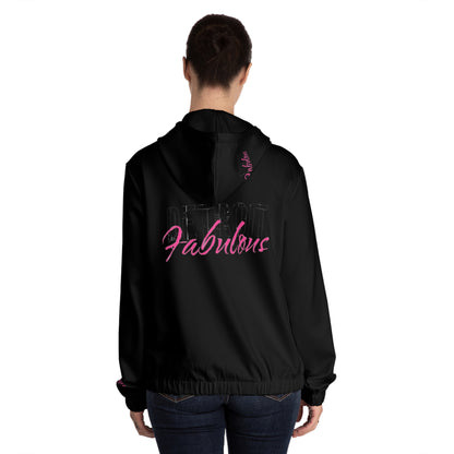 Detroit Fabulous Black Lightweight Zip Hoodie - Tonyalicious Tees