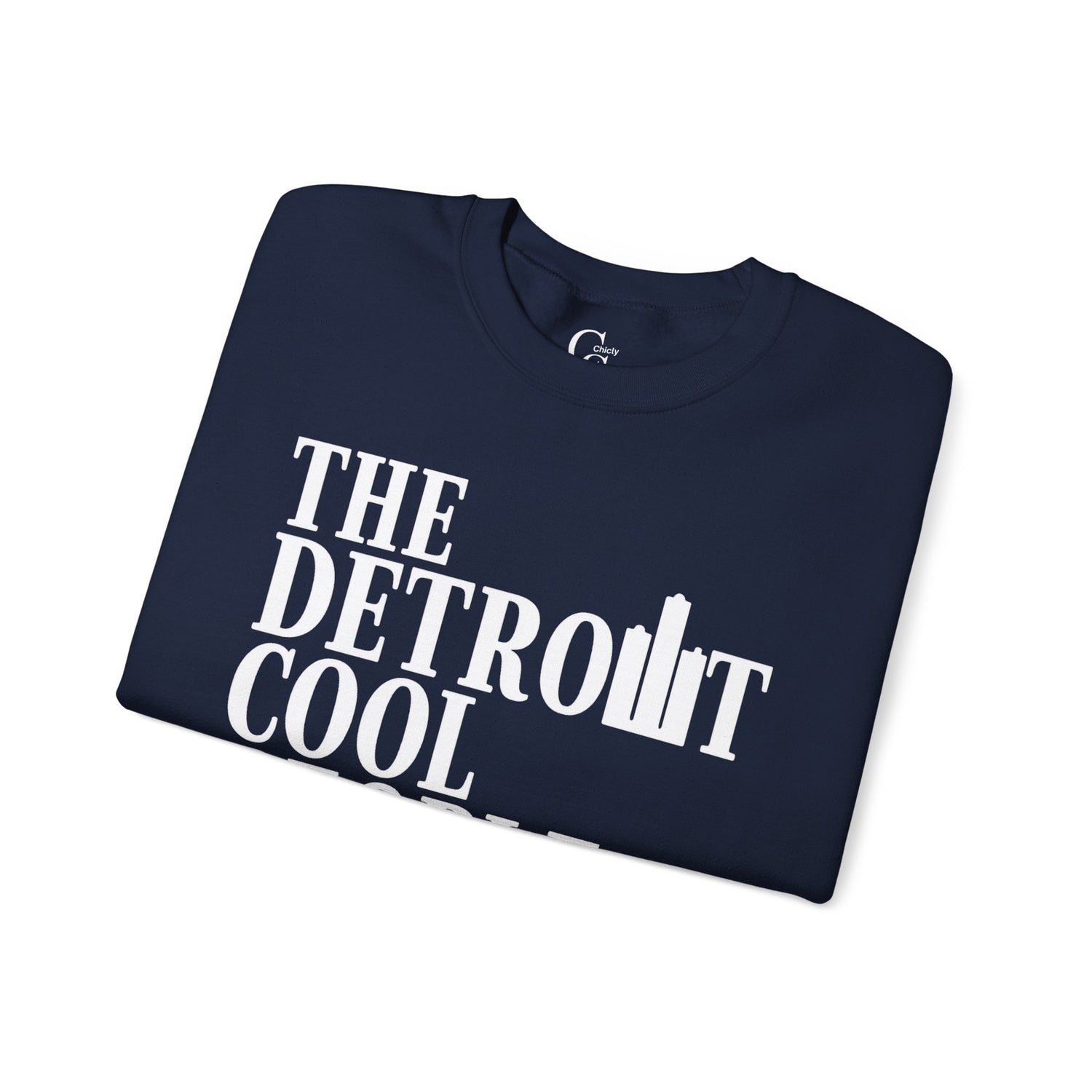 Detroit Cool People Society Crewneck Sweatshirt - Tonyalicious Tees