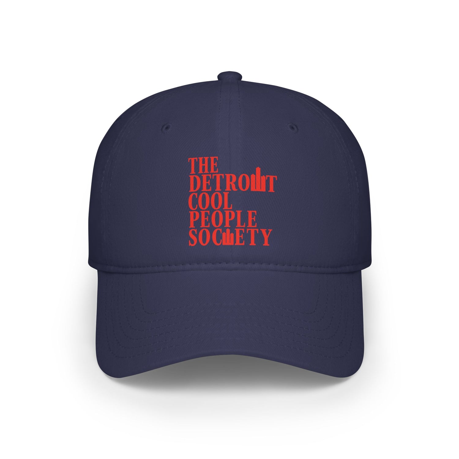 The Detroit Cool People Society Baseball Cap - Red