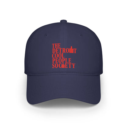 The Detroit Cool People Society Baseball Cap - Red