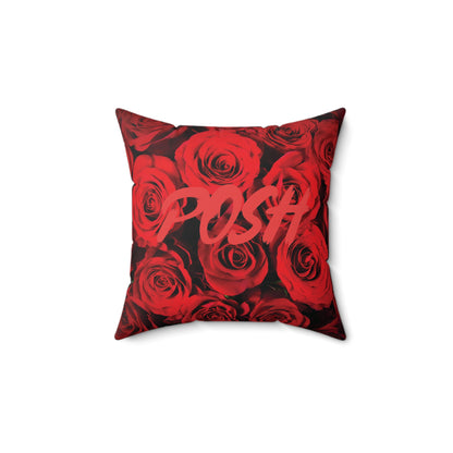 Posh Roses Decorative Pillow - Tonyalicious Tees