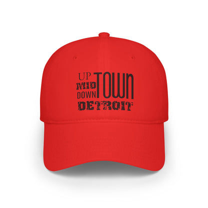 Up, Mid, Downtown Detroit Baseball Cap - Tonyalicious Tees