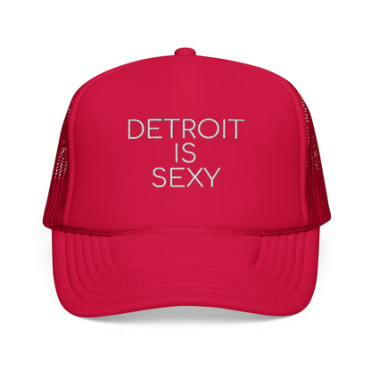 Detroit is Sexy Embroidered Trucker Hat - Tonyalicious Tees