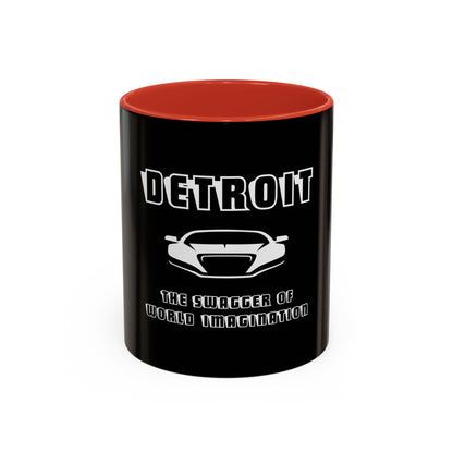 Detroit Swagger Coffee Mug - Bold Black - Tonyalicious Tees