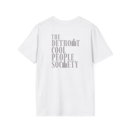 Detroit Cool People Society Tee - Front and Back Print Alternate Colors - Tonyalicious Tees