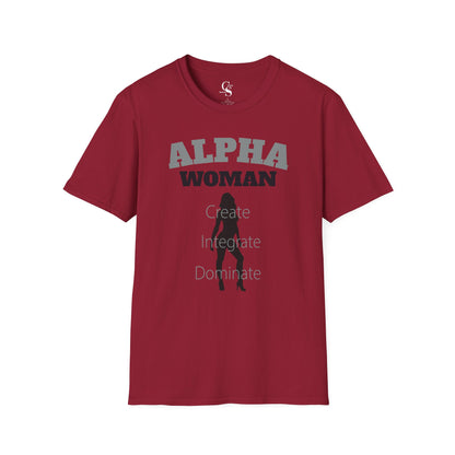 Alpha Woman Tee - Front and Back Print - Tonyalicious Tees