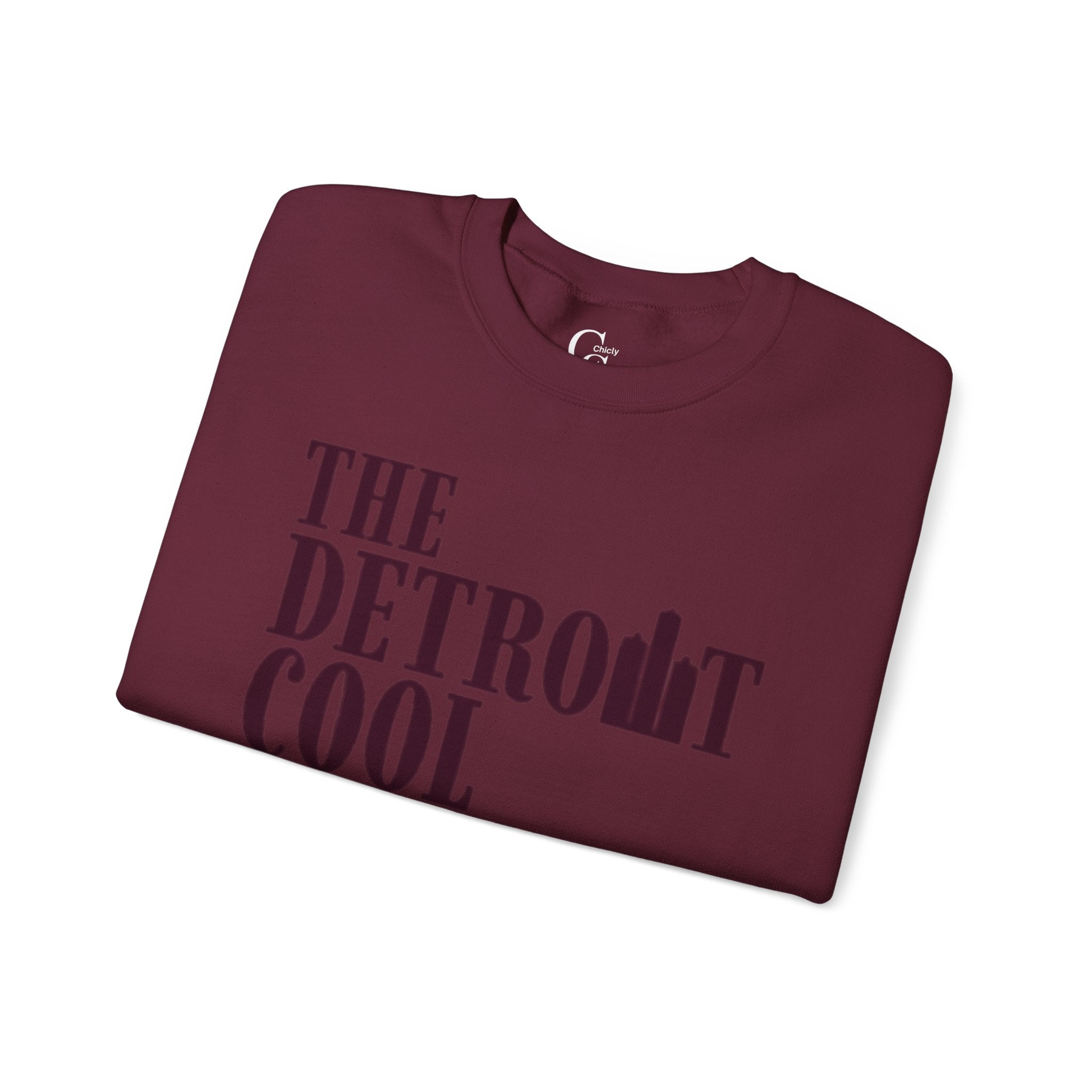 Detroit Cool People Society Crewneck Sweatshirt - Tonyalicious Tees