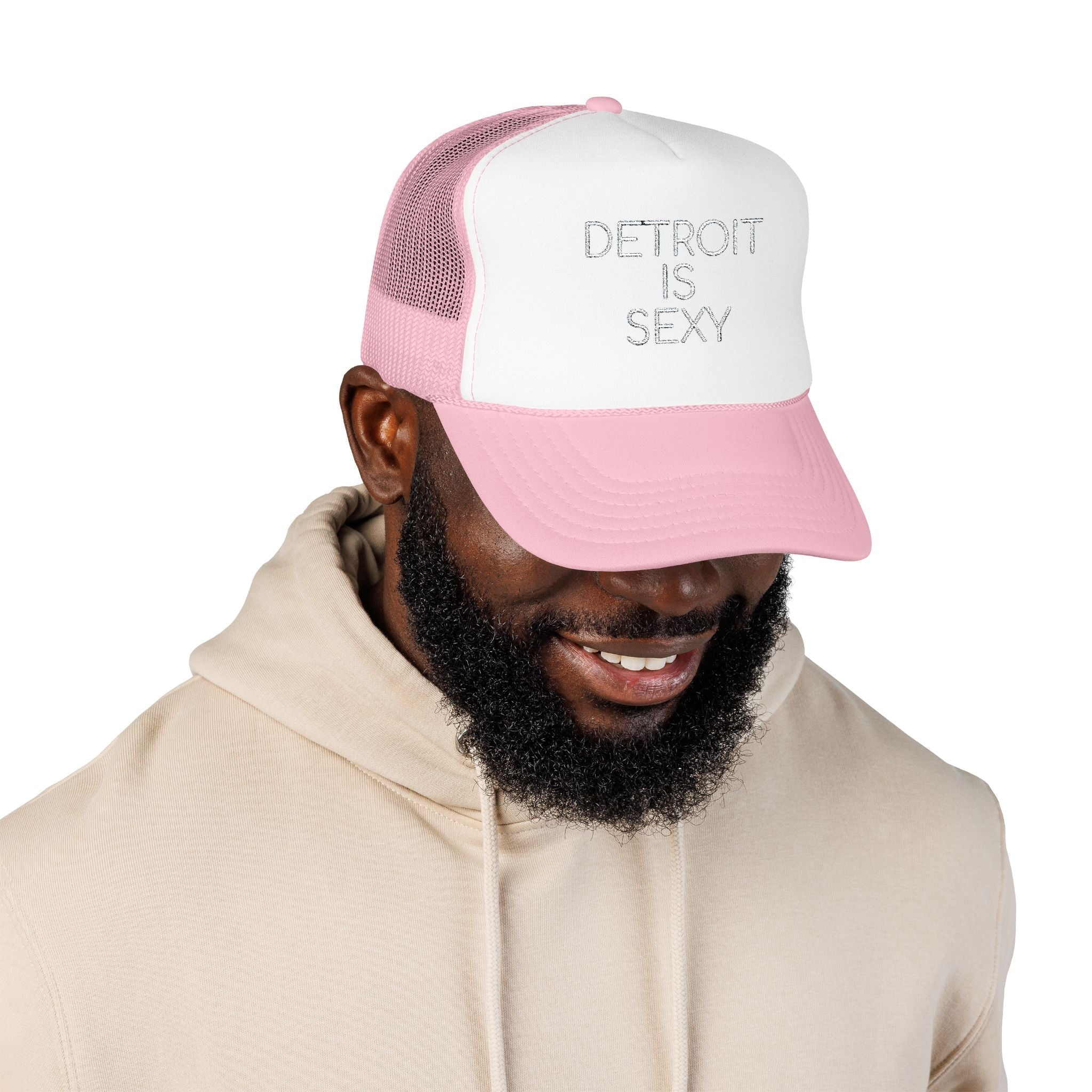 Detroit is Sexy Embroidered Trucker Hat - Tonyalicious Tees