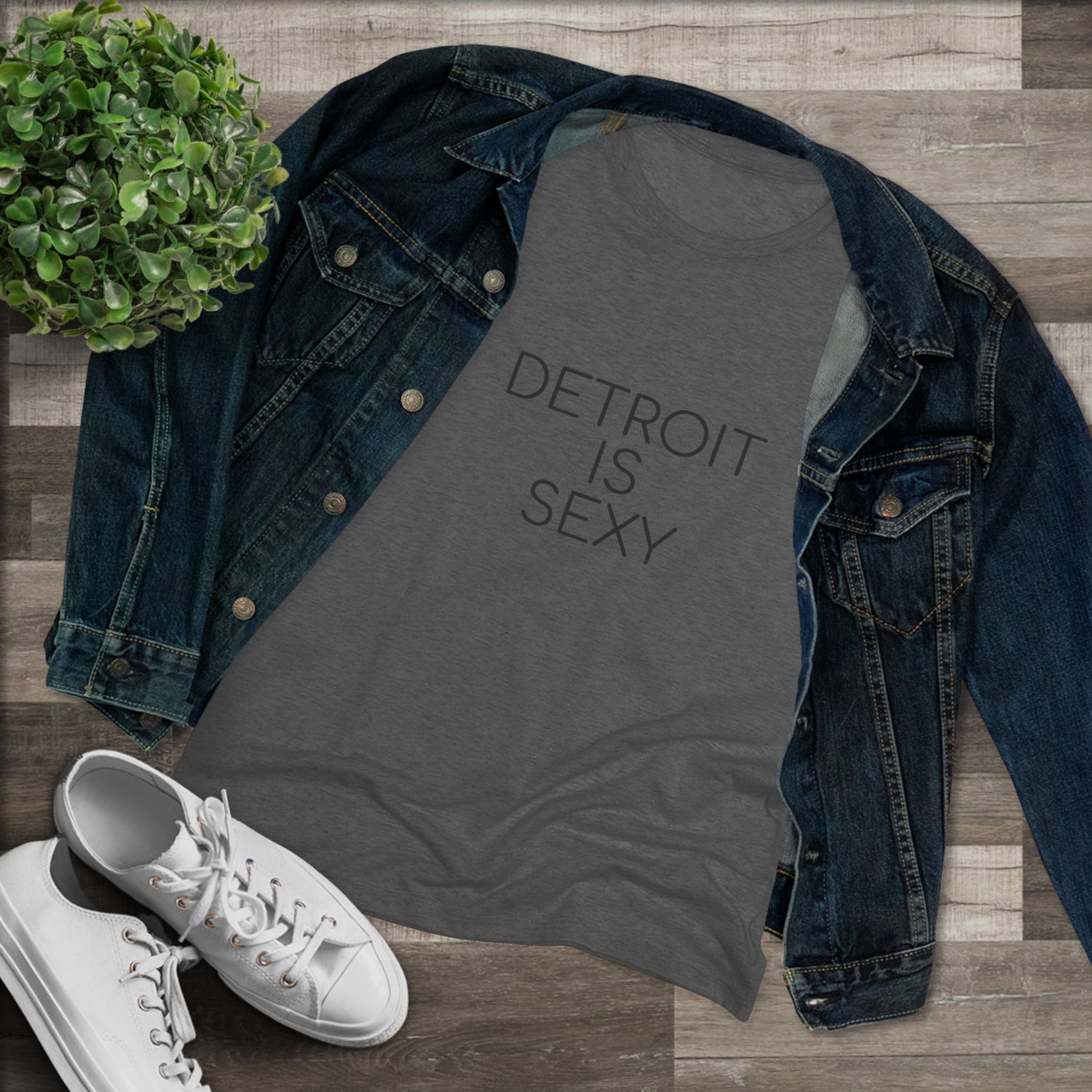 Detroit Is Sexy Women’s Tri blend Tee - Tonyalicious Tees