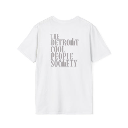 Detroit Cool People Society Tee - Front and Back Print Alternate Colors