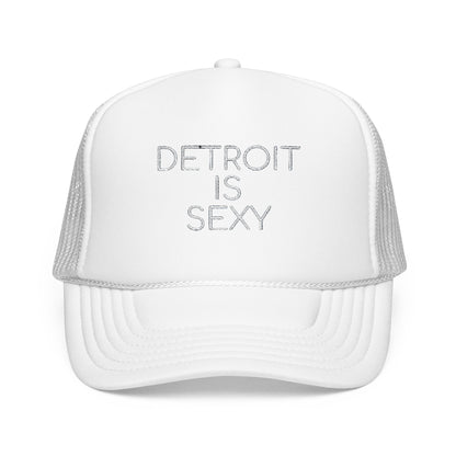 Detroit is Sexy Embroidered Trucker Hat - Tonyalicious Tees