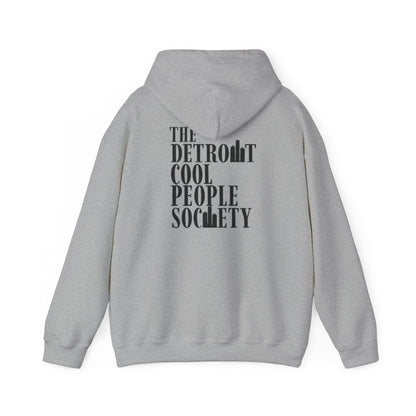 The Detroit Cool People Society Hoodie - Front and Back print