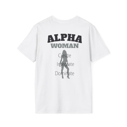 Alpha Woman Tee - Front and Back Print - Tonyalicious Tees