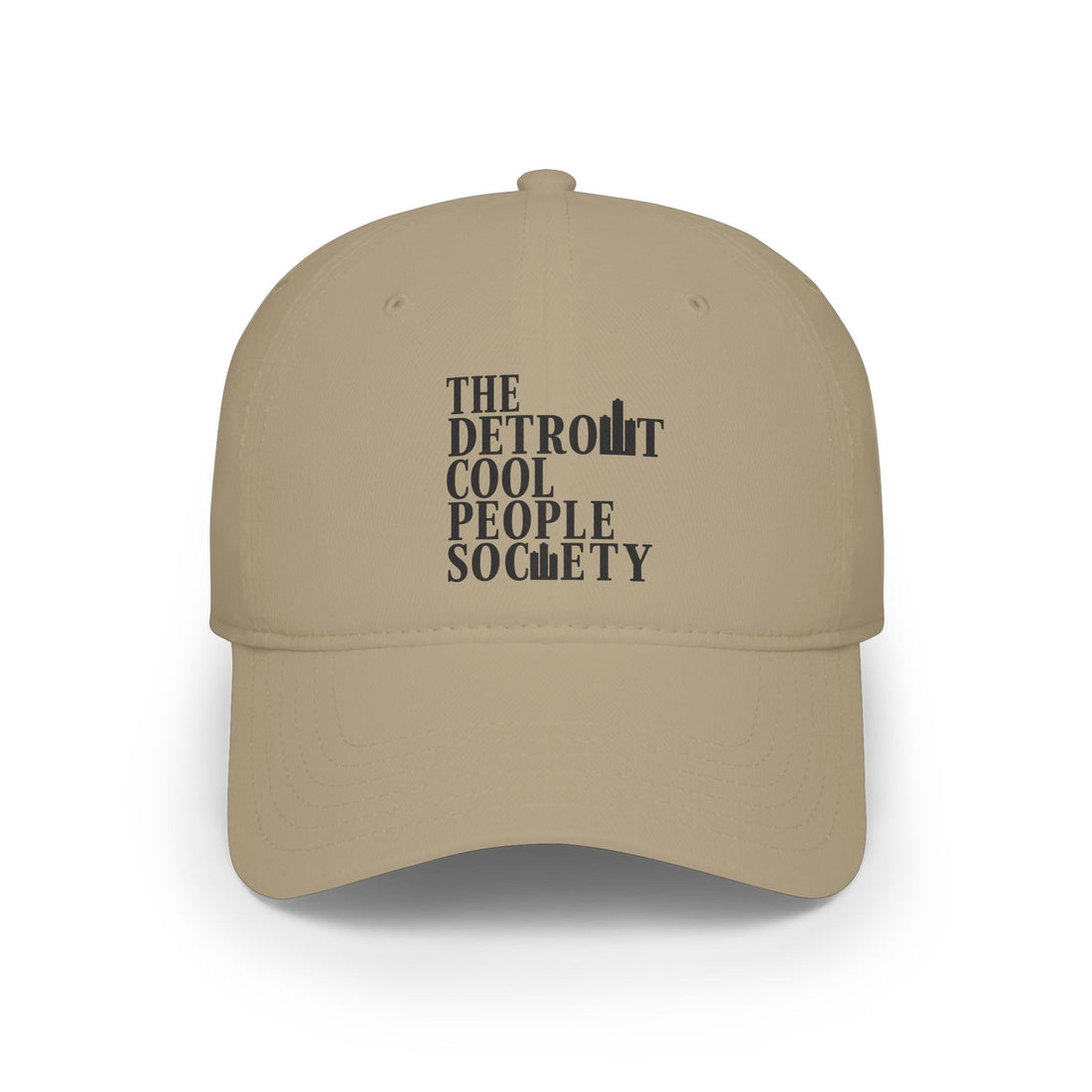 The Detroit Cool People Society Baseball Cap - Black - Tonyalicious Tees