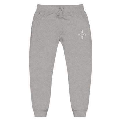 Twisted 313 Unisex Embroidered Joggers - White Print - Tonyalicious Tees