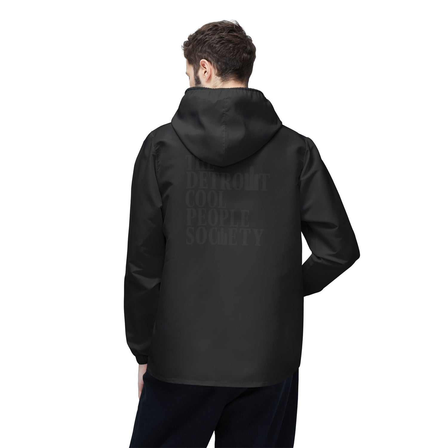 Detroit Cool People Society Windbreaker Jacket - Tonyalicious Tees