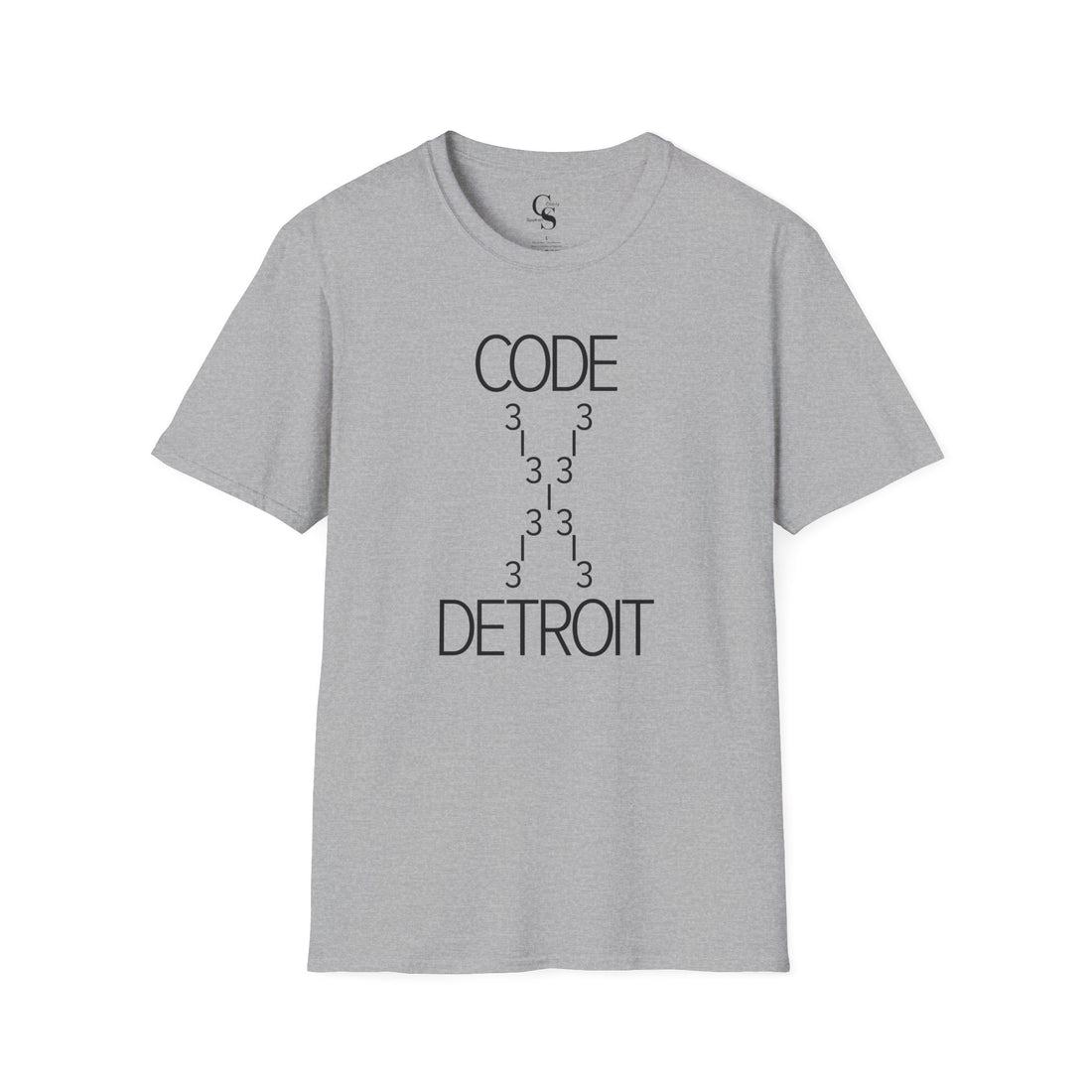Code 313 Detroit Tee - Black Print - Tonyalicious Tees