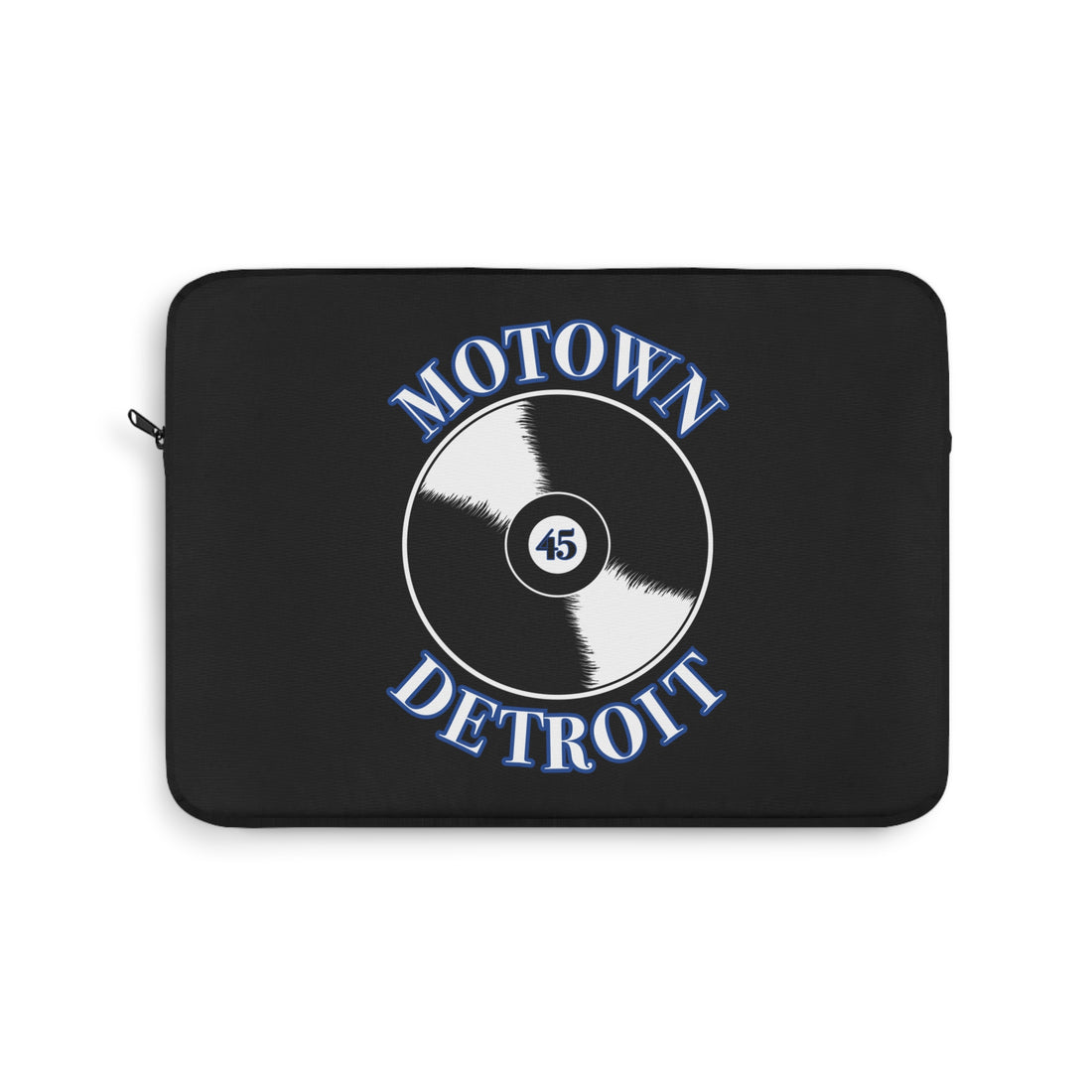 Motown Detroit 45 Laptop Sleeve - Blue - Tonyalicious Tees