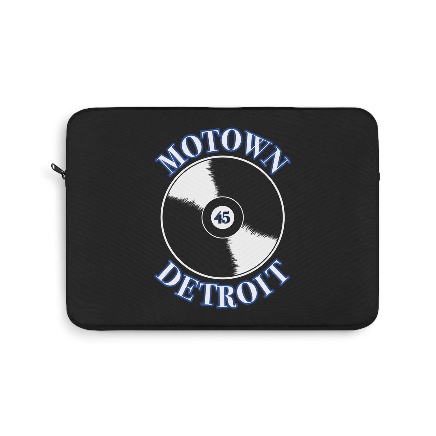 Motown Detroit 45 Laptop Sleeve - Blue - Tonyalicious Tees