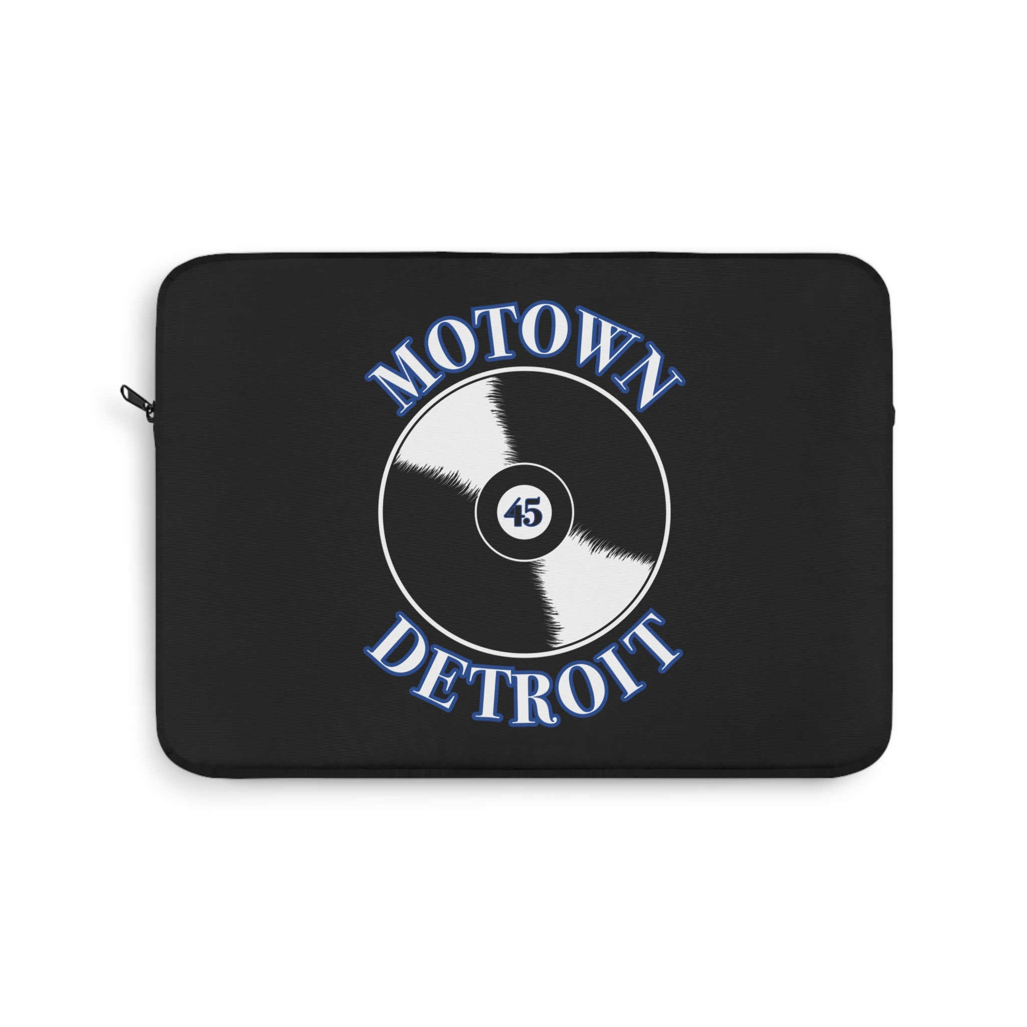 Motown Detroit 45 Laptop Sleeve - Blue - Tonyalicious Tees