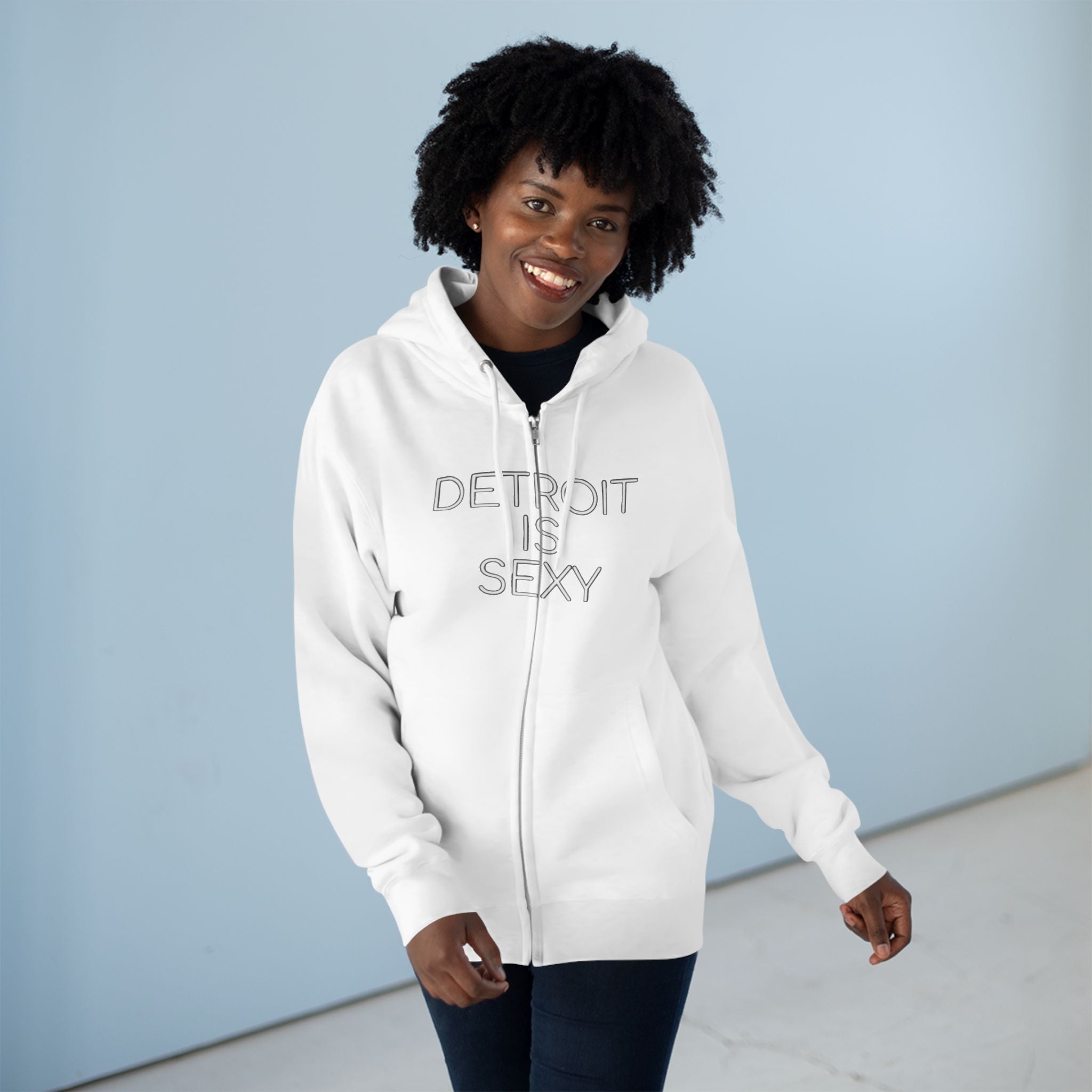Detroit Sexy Zip Hoodie